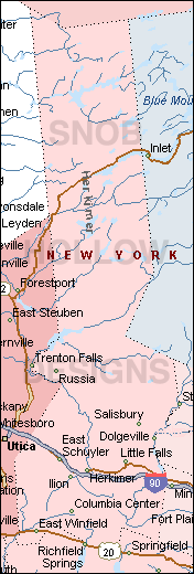 Herkimer County New York map